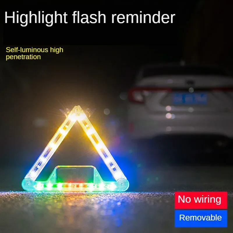 Solar LED Strobe Nødlys Anti-Kollision Advarselslampe