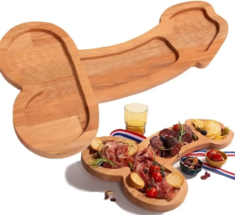 Sjov voksen-tema multi-compartment serveringsbræt
