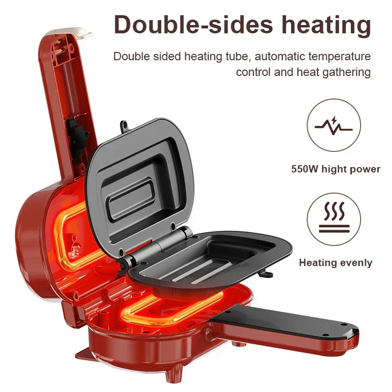 Mini Non-Stick Toast Press Grill Maskine