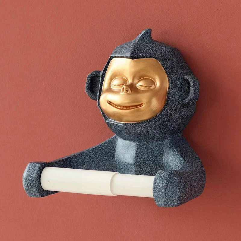 Happy Monkey Harpiksholder til Toiletpapir