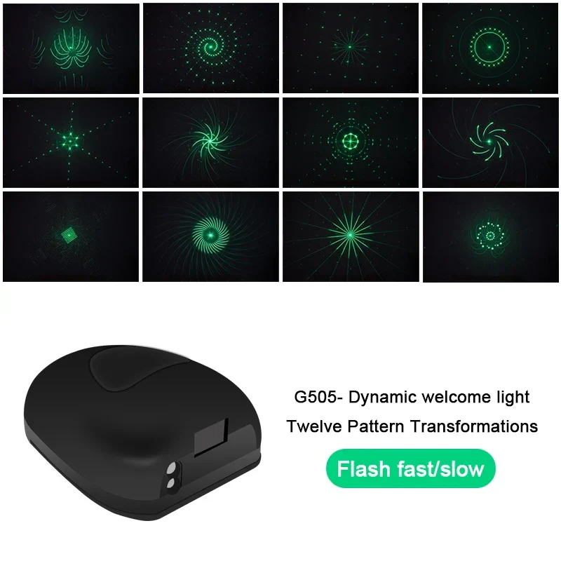 Genopladeligt dynamisk LED-bil dør velkomstlys