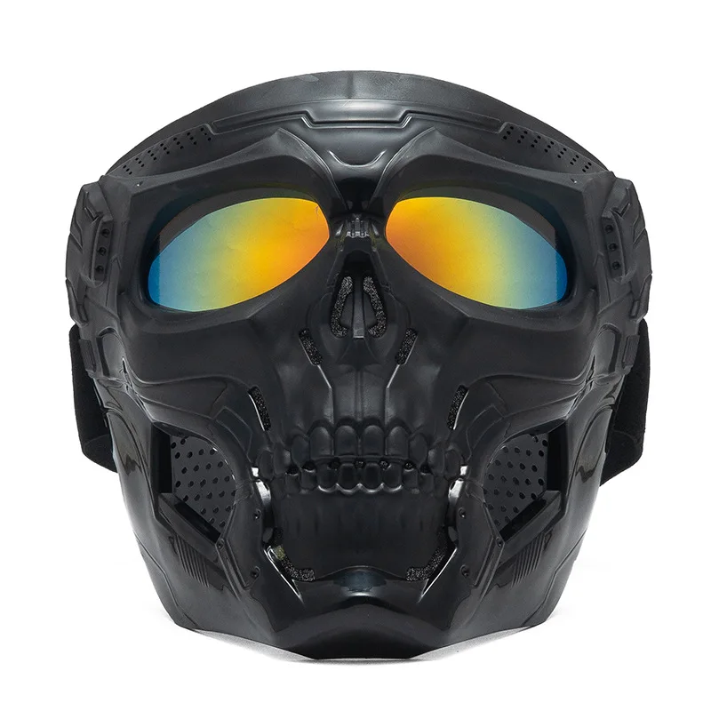 Skull Horror Off-Road Motorcykel Maske