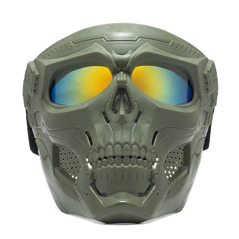 Skull Horror Off-Road Motorcykel Maske