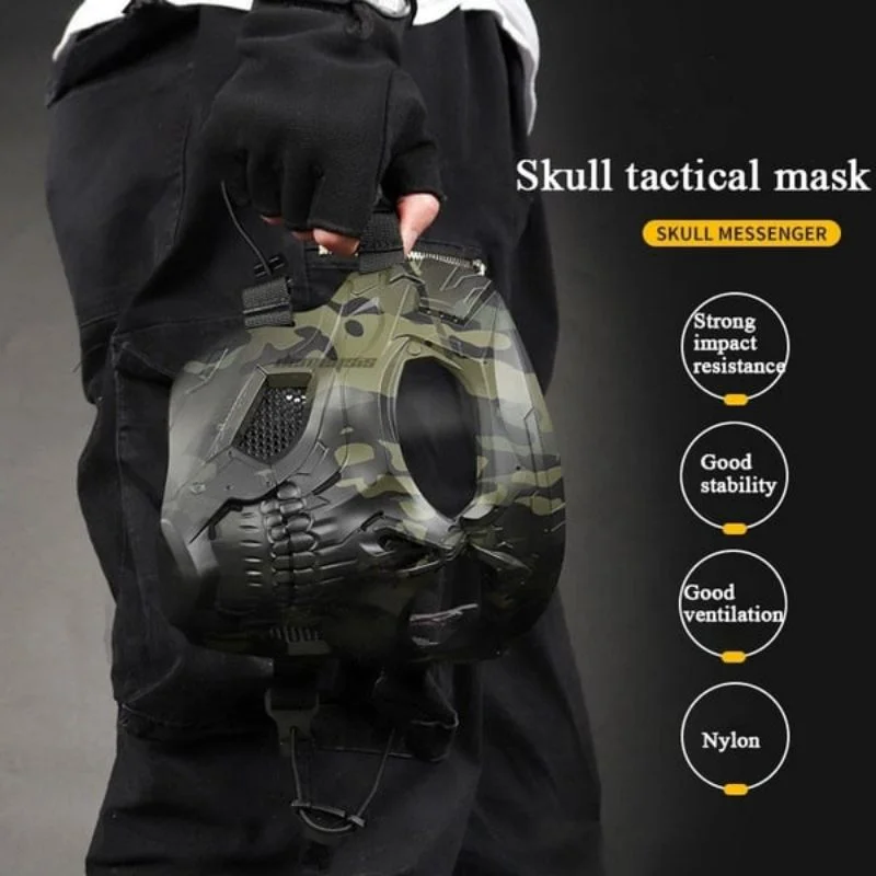 Skull Horror Off-Road Motorcykel Maske