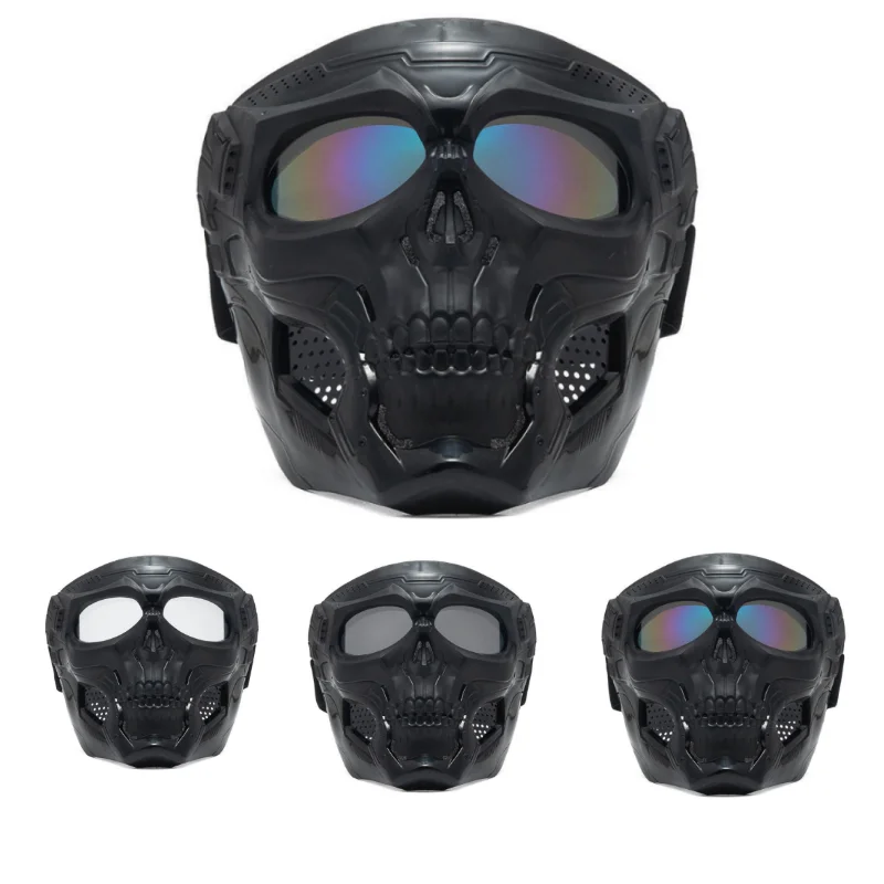 Skull Horror Off-Road Motorcykel Maske
