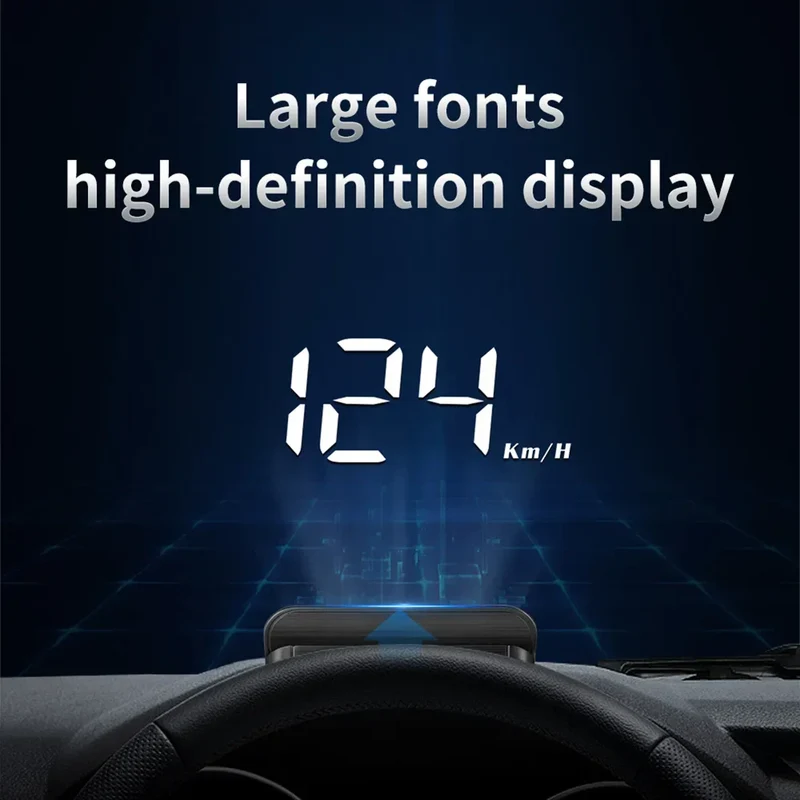 Digital HUD System Forrude Bil Speedometer