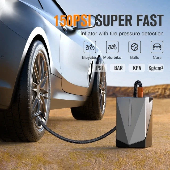 Ultimativ Multifunktionel Bil Strømgenerator Jump Starter