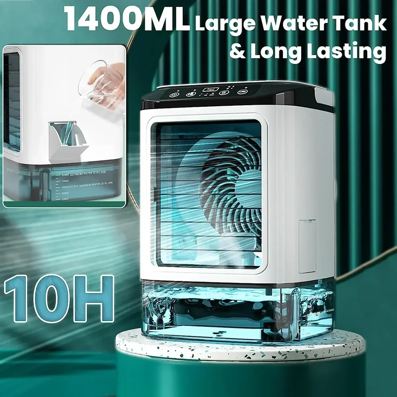 Ultralydatomisering Dual Spray Bærbar Aircondition