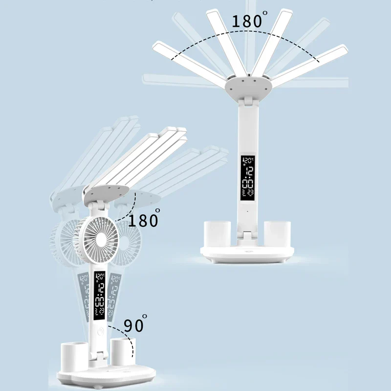 3i1 Multifunktionel Fire-Hoved Smart Bordlampe