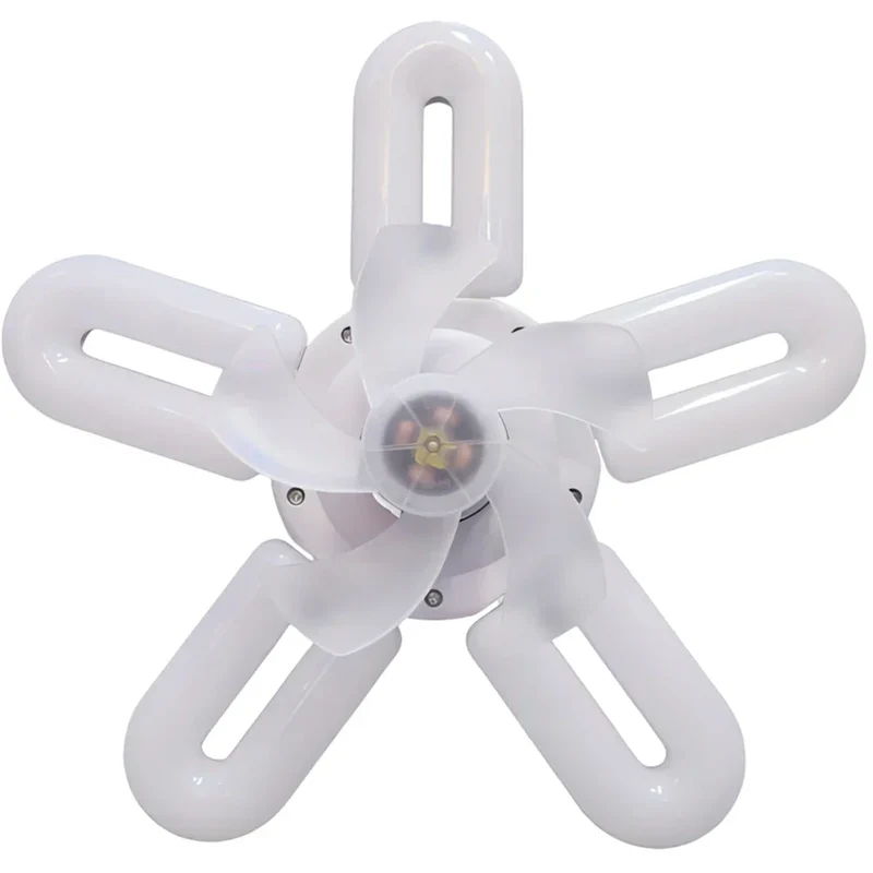 Stille Justerbar Fjernbetjening Loft Foldebar Ventilator Lampe