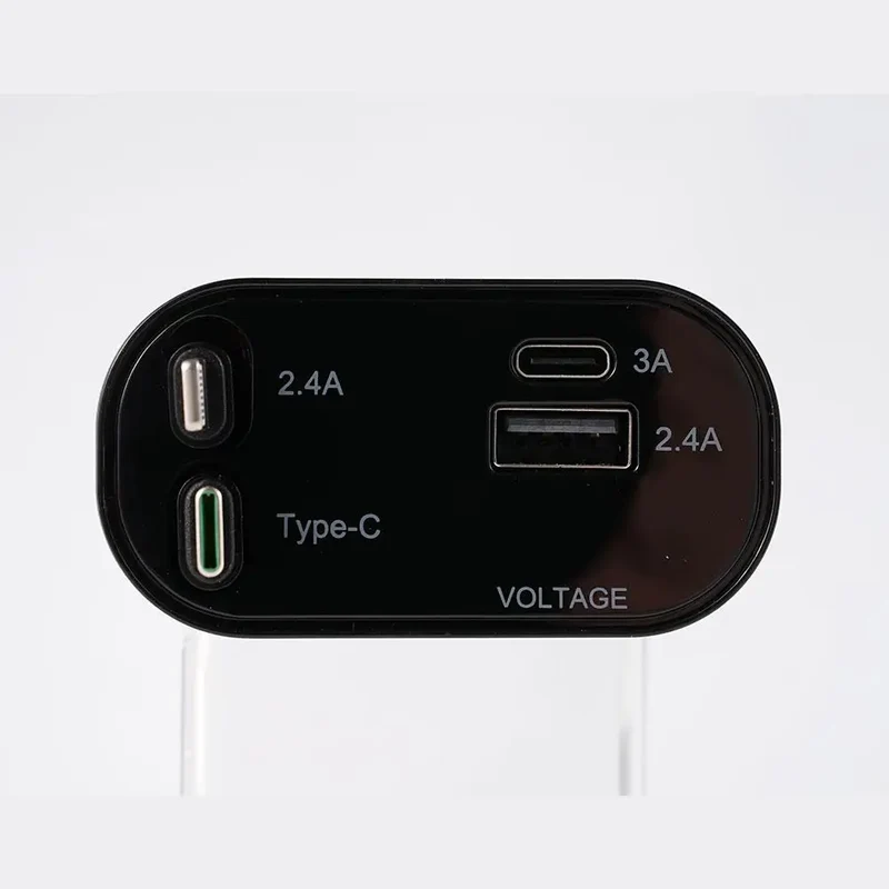 4i1 Udtrækkelig Hurtigopladning Bil lighter Oplader
