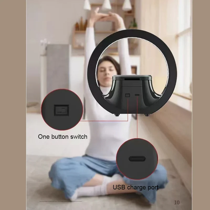 Aromaterapi Diffuser Bluetooth Beroligende Lyde Natte Lys Lampe
