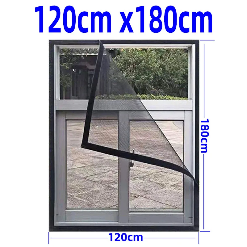 Justerbar Usynlig Anti-Myg Vaskbar Vinduesnet