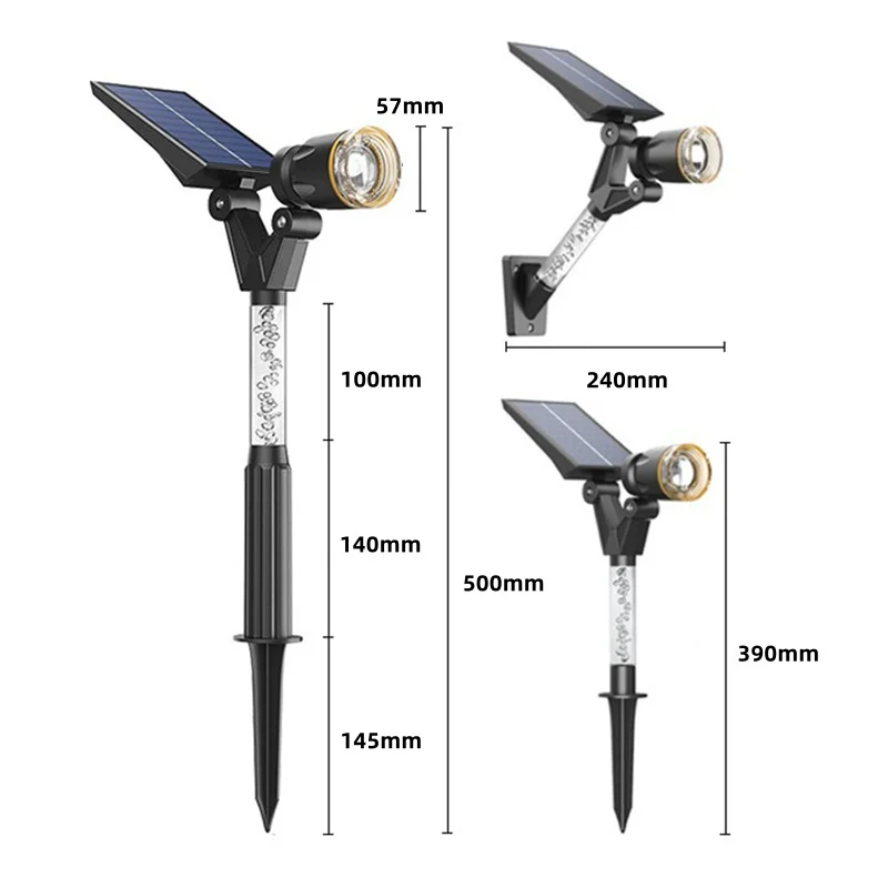 Solar LED Have Hjem Udendørs Sti Spotlights