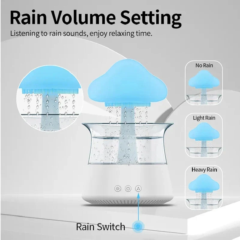 Cloud Rain Forest Aromaterapi Luftfugter Lampe