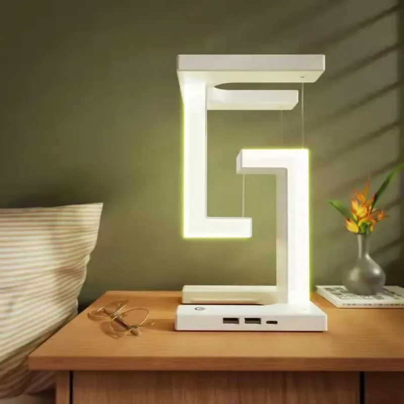 Anti Gravity Orbit Trådløs Opladning Natlampe