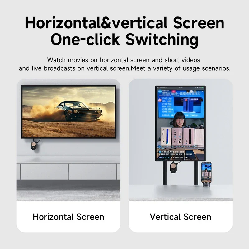 Trådløs Air Screen HDMI Display Dongle Adapter