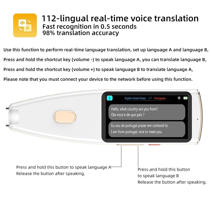 Real-Time Sprogoversætter Pen