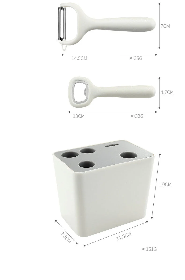 Elegant Holdbar Køkkenredskabssæt