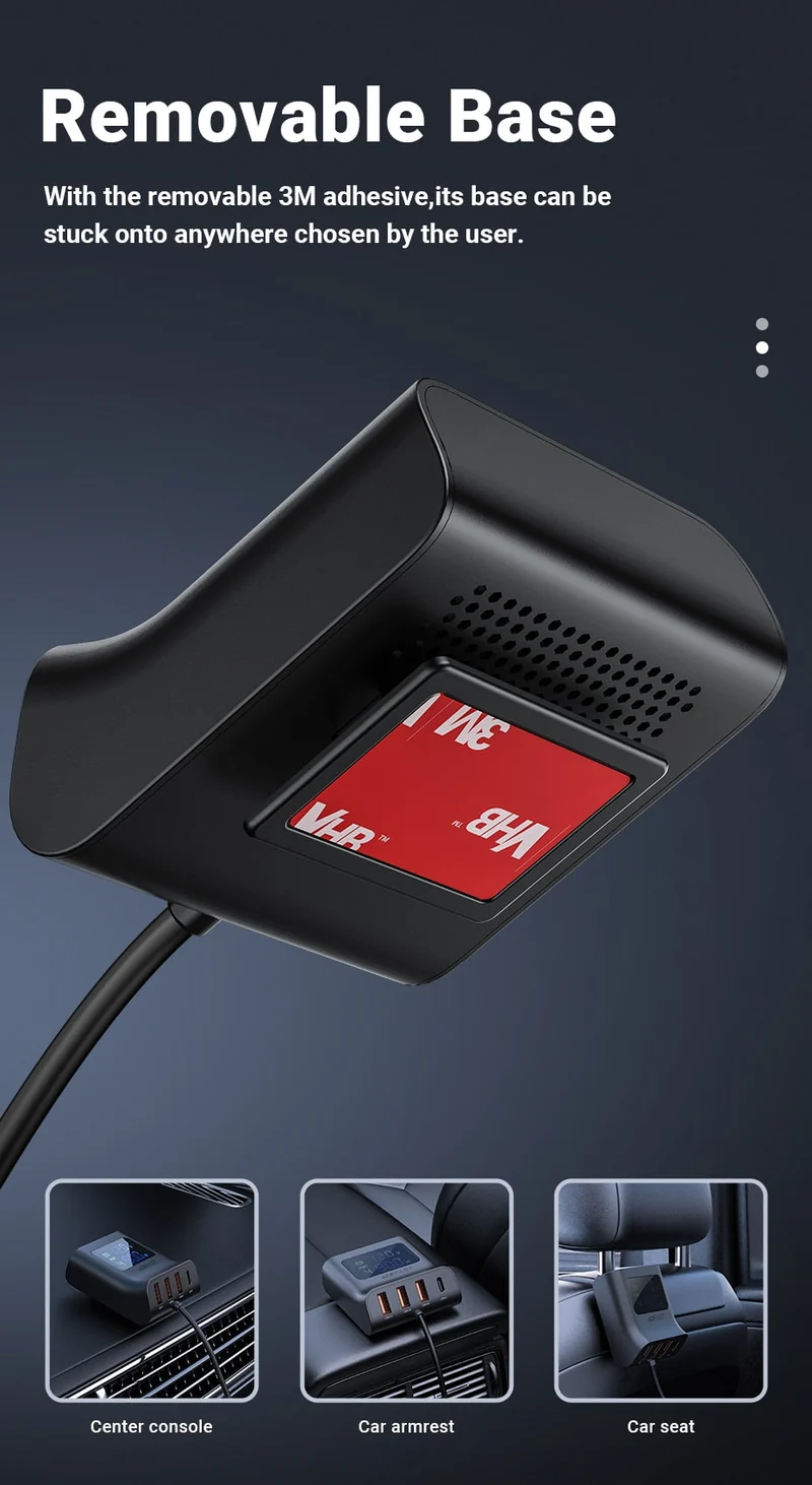 Car USB Splitter Hurtig Opladningsstation