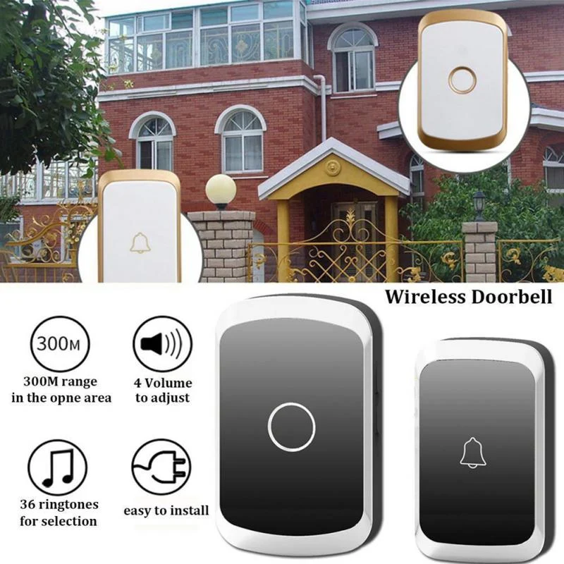 Touch Button Smart Wireless Dørklokke