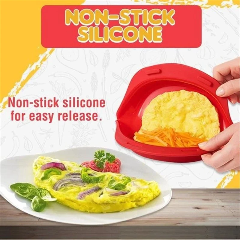 Non-Stick Mikrobølgeovn Omelet Maker
