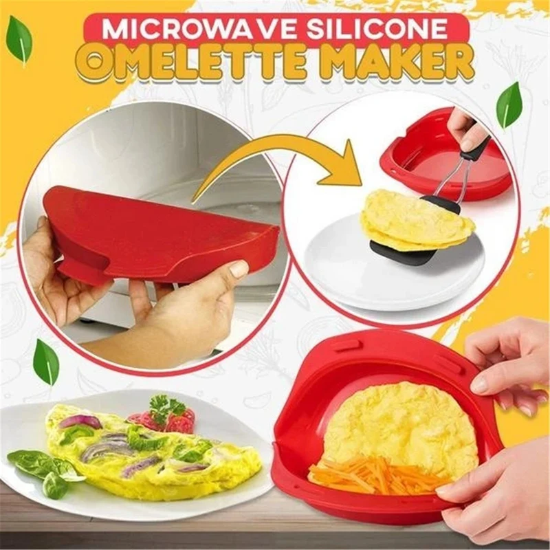 Non-Stick Mikrobølgeovn Omelet Maker