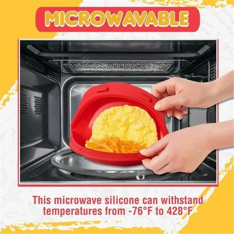 Non-Stick Mikrobølgeovn Omelet Maker
