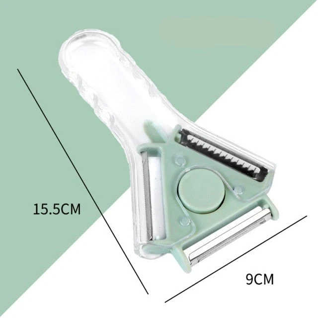 Magisk Multi-Blade Trekantet Grøntsagsskræller