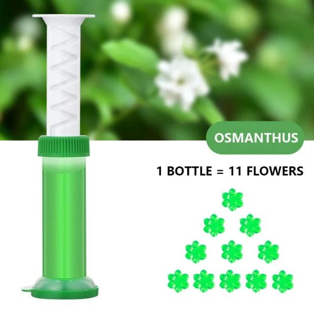 Aromatisk Air Freshener Blomst Gel Toilet Rengøring