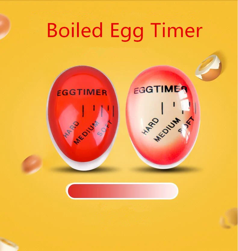 Farveændrende æg-timer