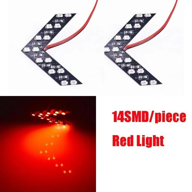 2 stk LED pilpanel til bil