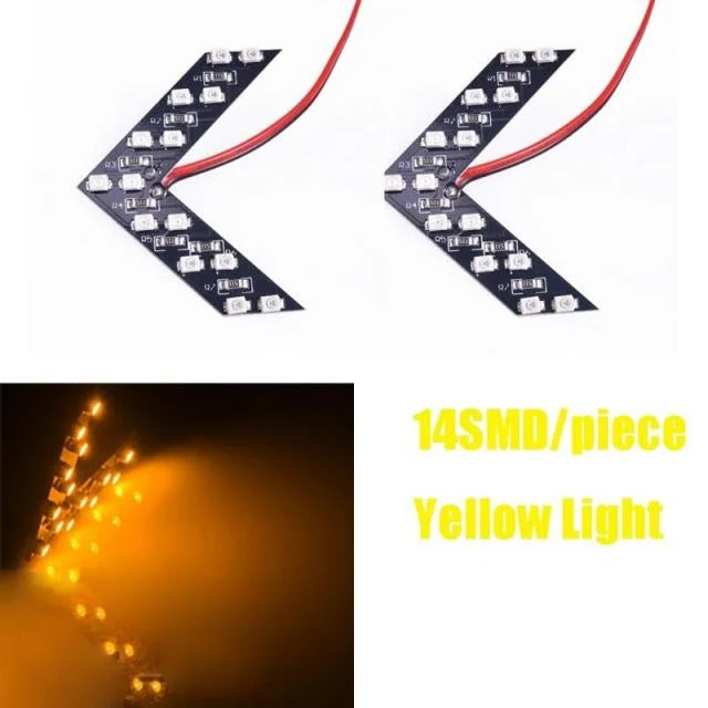 2 stk LED pilpanel til bil