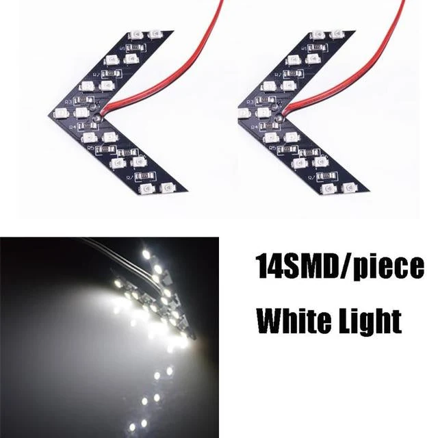 2 stk LED pilpanel til bil