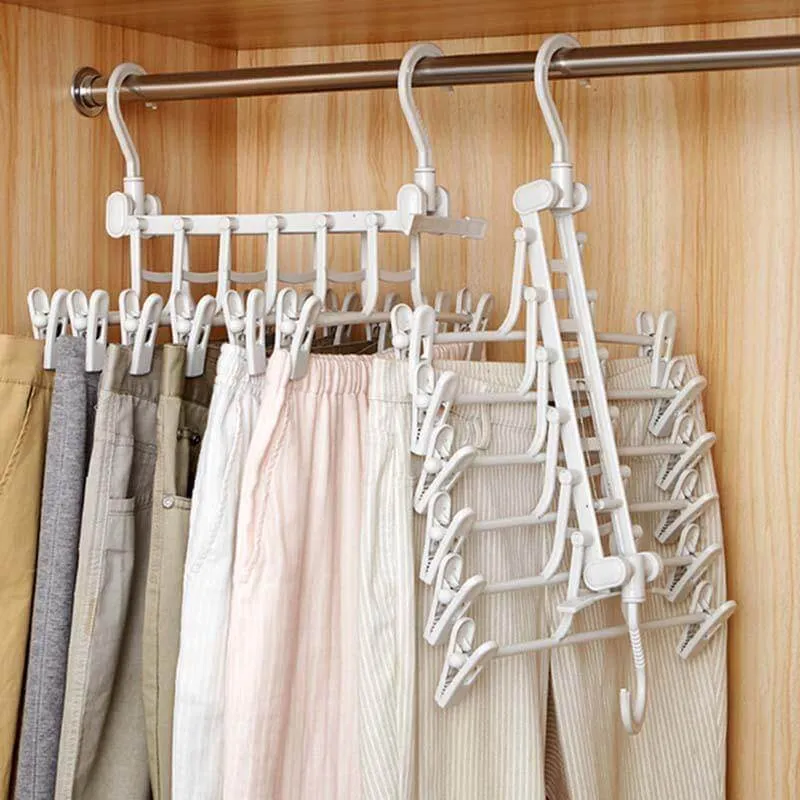 Foldbar Non-slip Let Opbevaring Smart Tøj Hanger