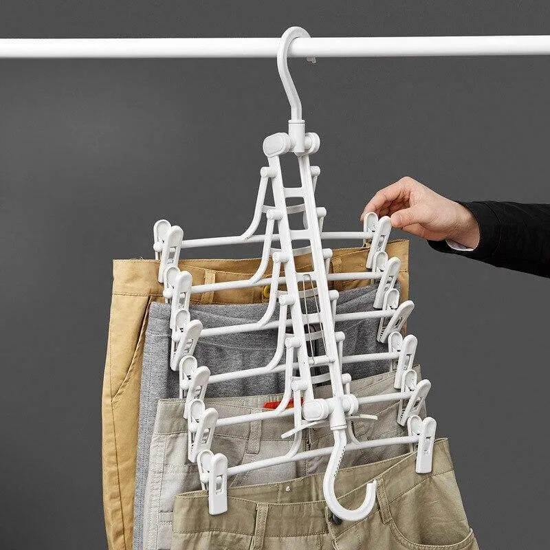 Foldbar Non-slip Let Opbevaring Smart Tøj Hanger
