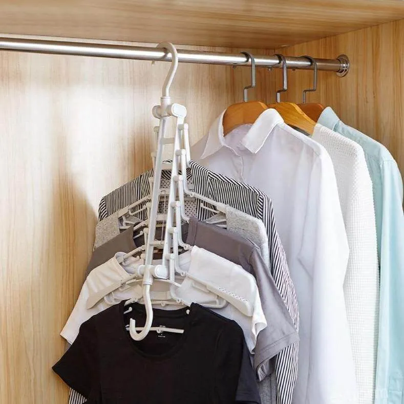 Foldbar Non-slip Let Opbevaring Smart Tøj Hanger