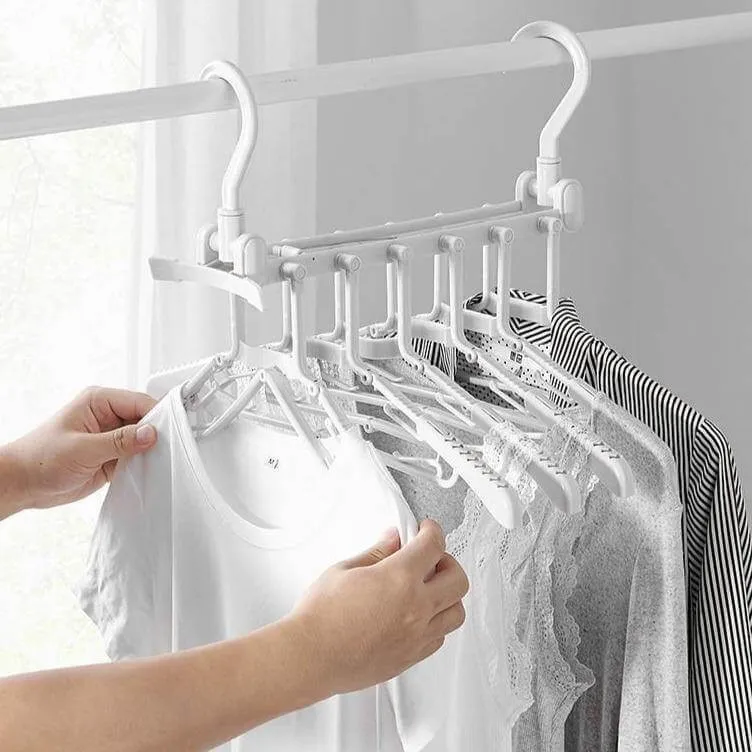 Foldbar Non-slip Let Opbevaring Smart Tøj Hanger