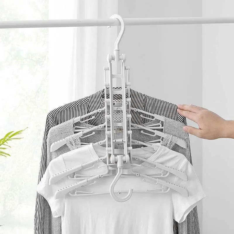 Foldbar Non-slip Let Opbevaring Smart Tøj Hanger