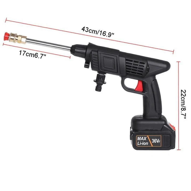Højtryks elektrisk trådløs bilvasker pistol