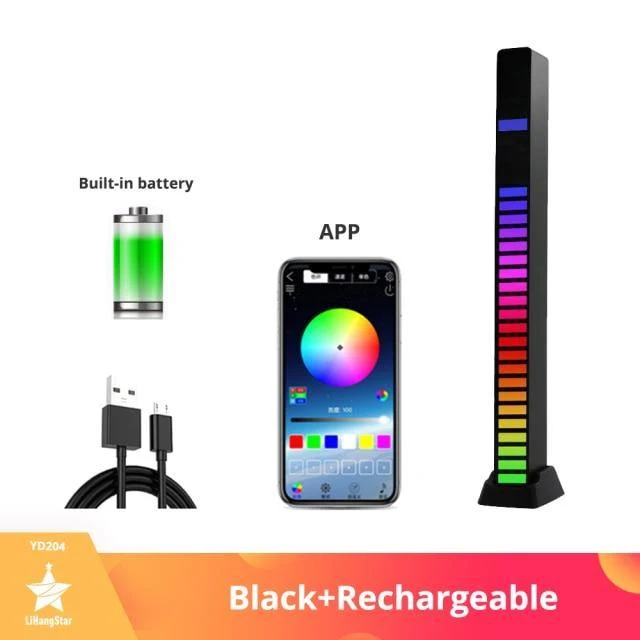 Voice Rhythm Sensor Atmosphere LED Lys