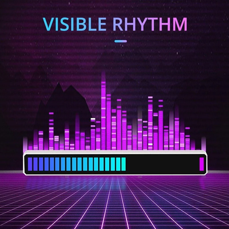 Voice Rhythm Sensor Atmosphere LED Lys