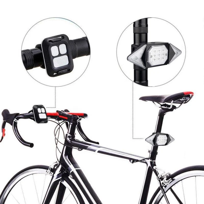 Smart Fjernbetjening Cykel Drejelampe