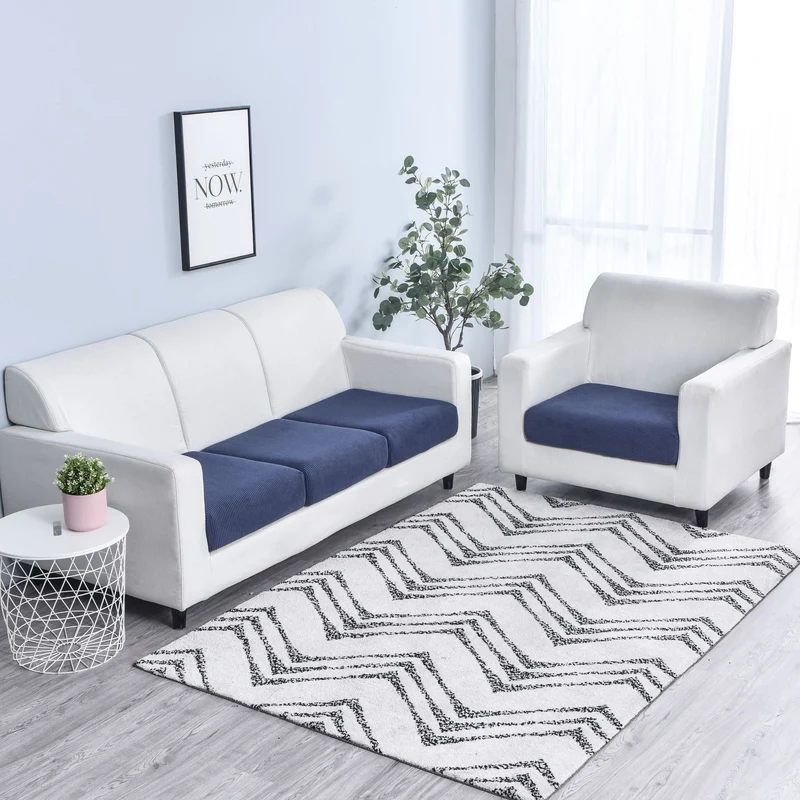 Jacquard Strækbart Pude Sofa Betræk