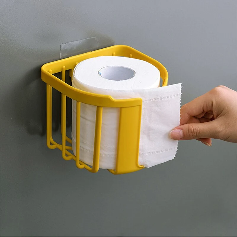 Væghængt toiletpapirholder boks