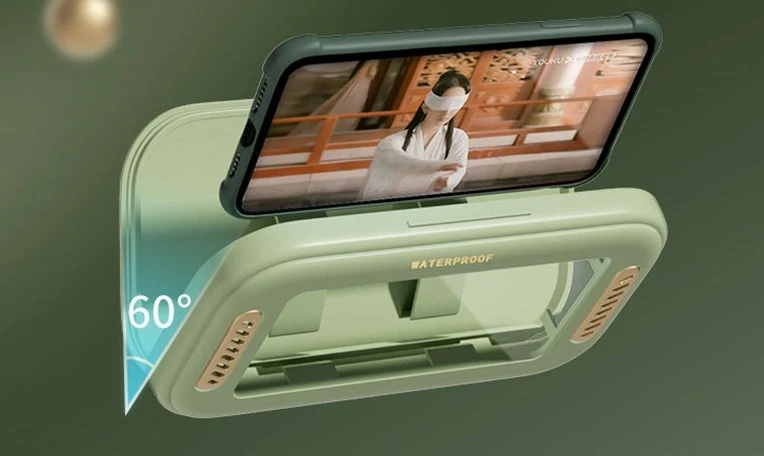 Universal vandtæt badeværelse telefonholder boks