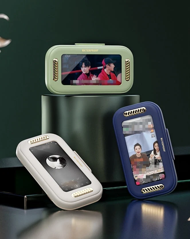 Universal vandtæt badeværelse telefonholder boks