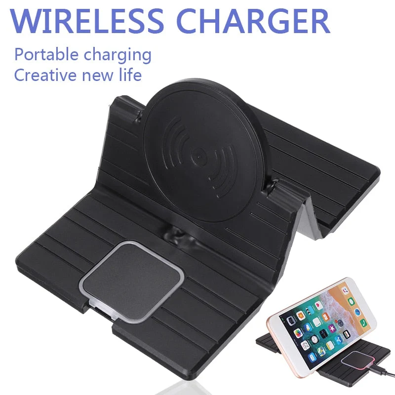 Trådløs opladning telefon holder pad