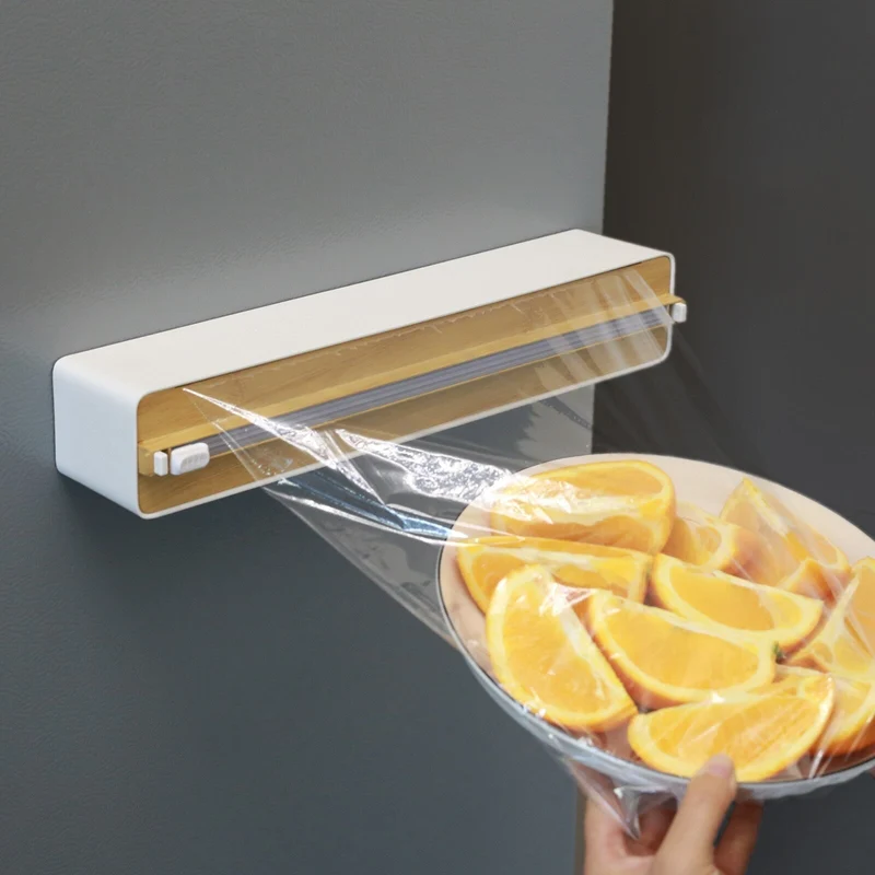 Væghængt Justerbar Plastfolie Dispenser