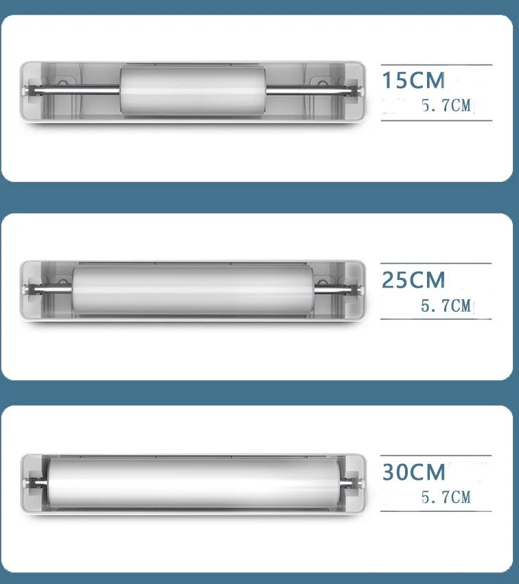 Væghængt Justerbar Plastfolie Dispenser